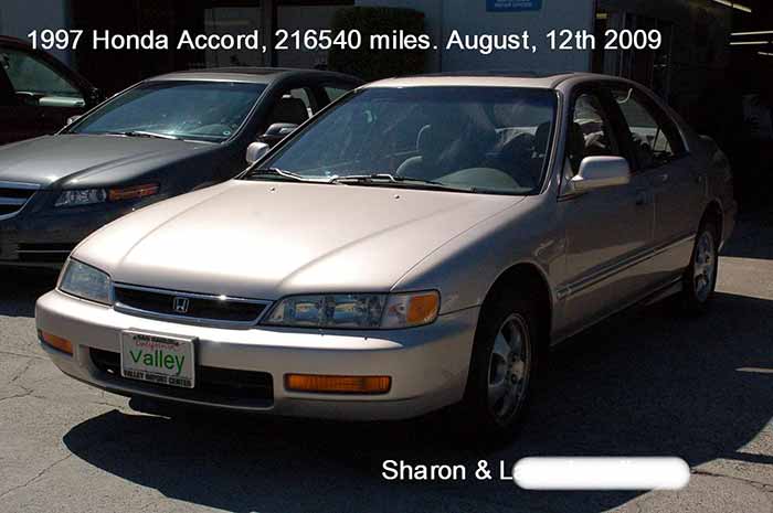 200K Mile Club - 1997 Honda Accord