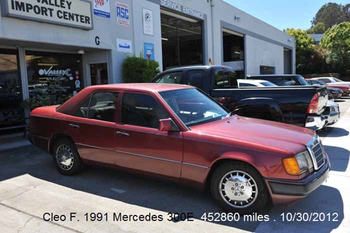 200K Mile Club - 1991 Mercedes 300E