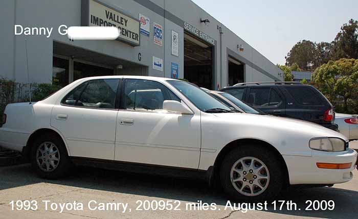 200K Mile Club - 1993 Toyota Camry