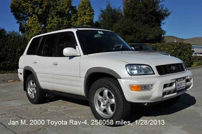 200K Mile Club - 2000 Toyota Rav-4