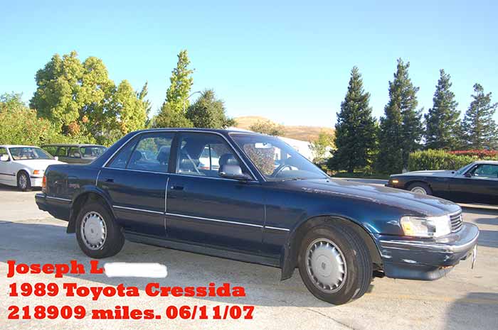 200K Mile Club - 1989 Toyota Cressida