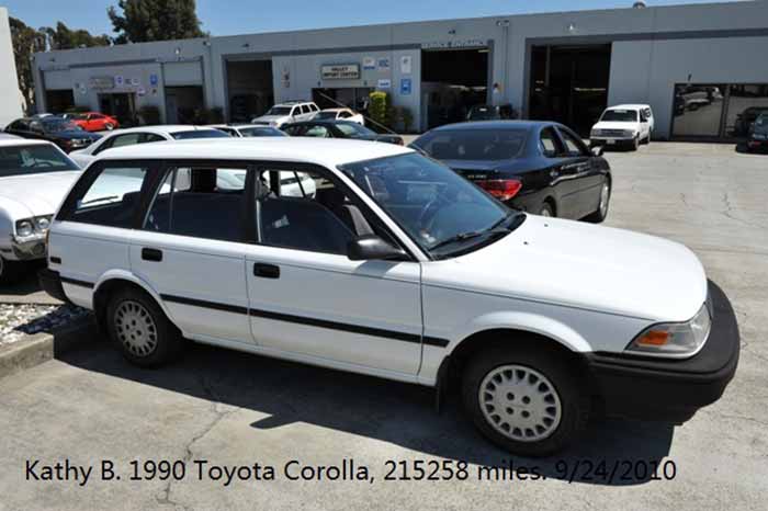 200K Mile Club - 1990 Toyota Corolla