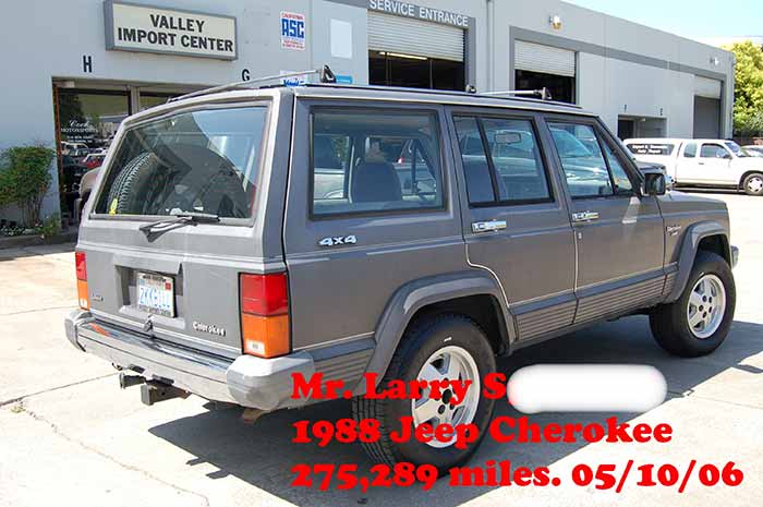 200K Mile Club - 1988 Jeep Cherokee