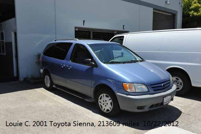 200K Mile Club - 2001 Toyota Sienna