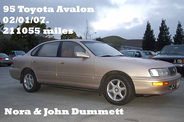 200K Mile Club - 95 Toyota Avalon
