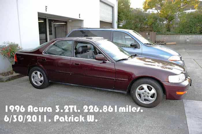 200K Mile Club - 1996 Acura 3.2Tl.