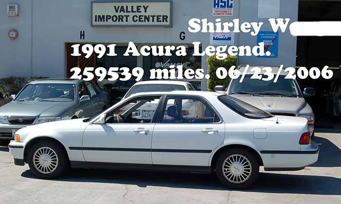 200K Mile Club - 1991 Acura Legend